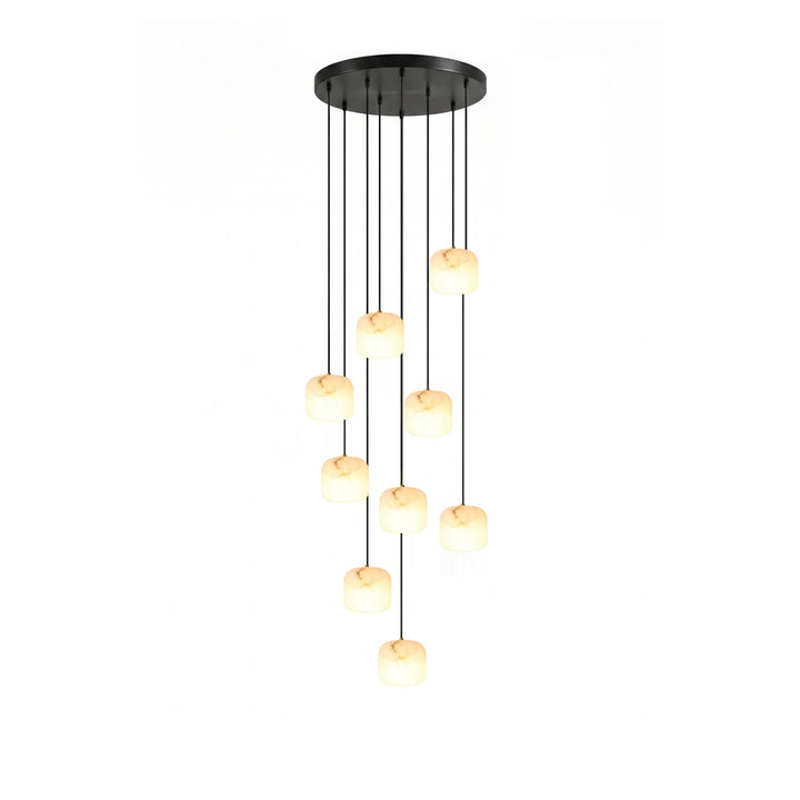 Serelle alabastro lampadario a grappolo