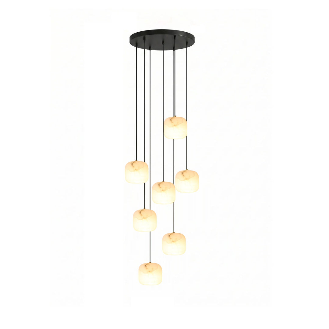 Serelle alabastro lampadario a grappolo