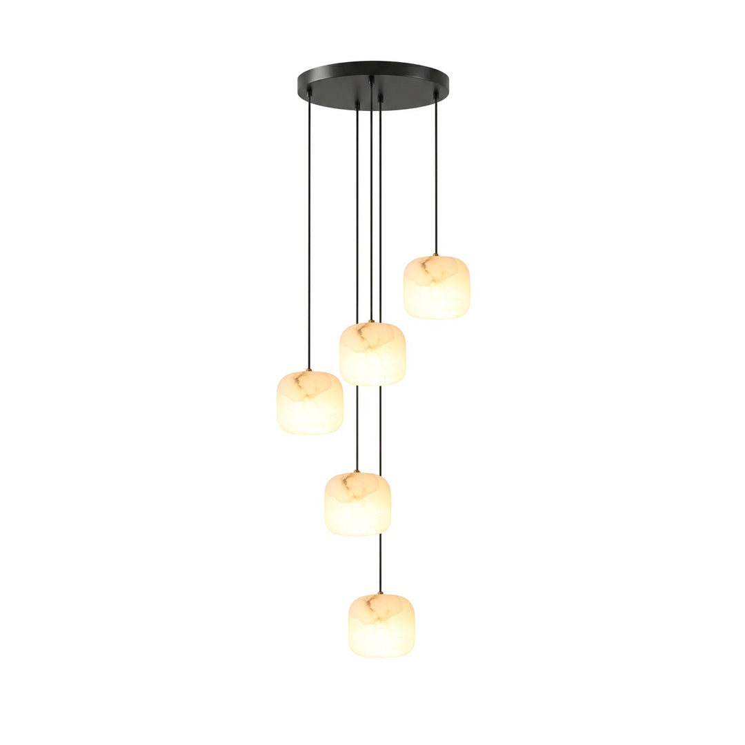 Serelle alabastro lampadario a grappolo