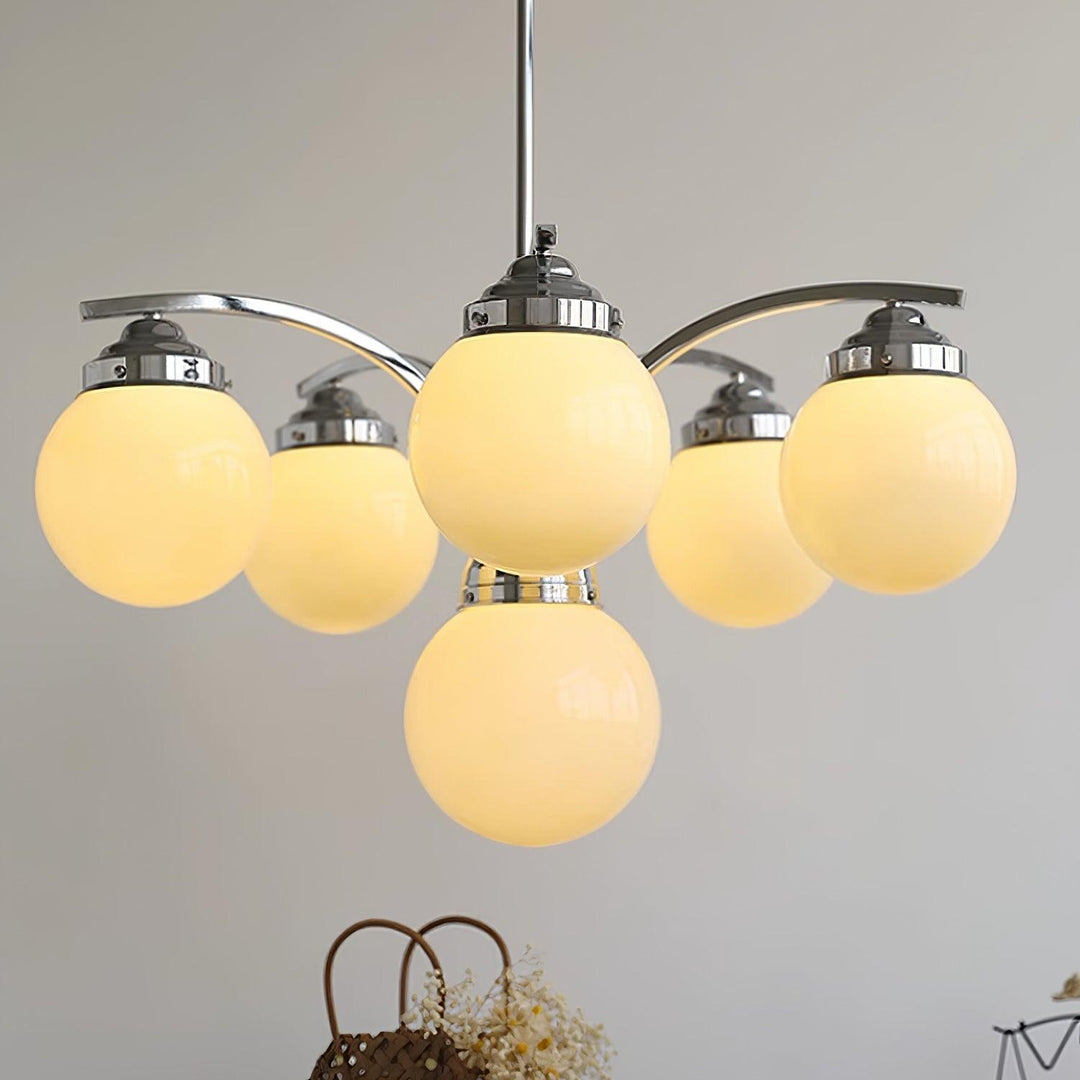 Lioreena lampadario vetro Rosa