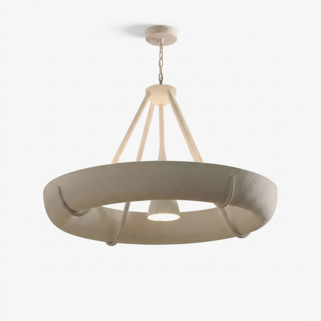 Lampadario gesso Drum cilindrico