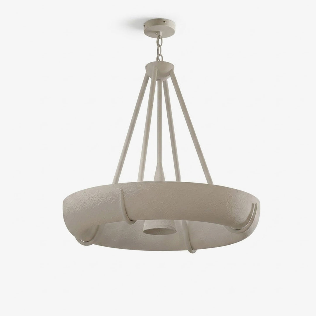 Lampadario gesso Drum cilindrico