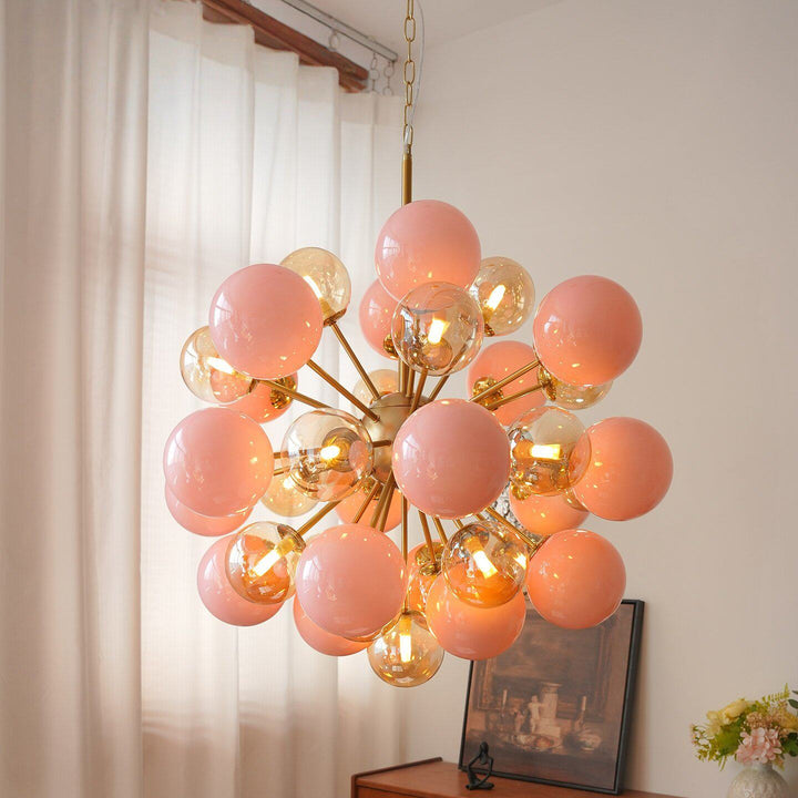 Eiruiel lampadario globi in vetro Sputnik