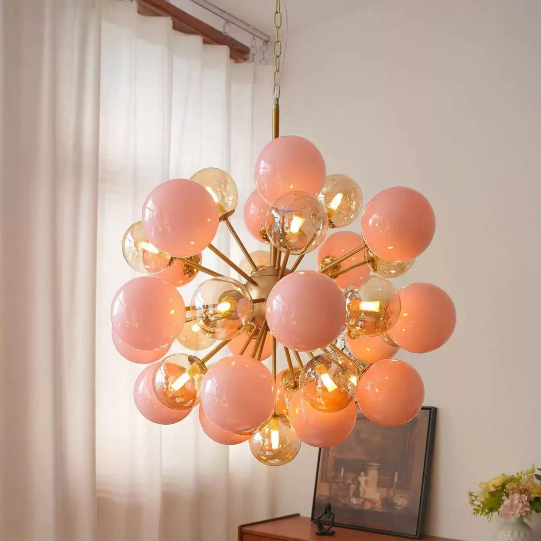 Eiruiel lampadario globi in vetro Sputnik
