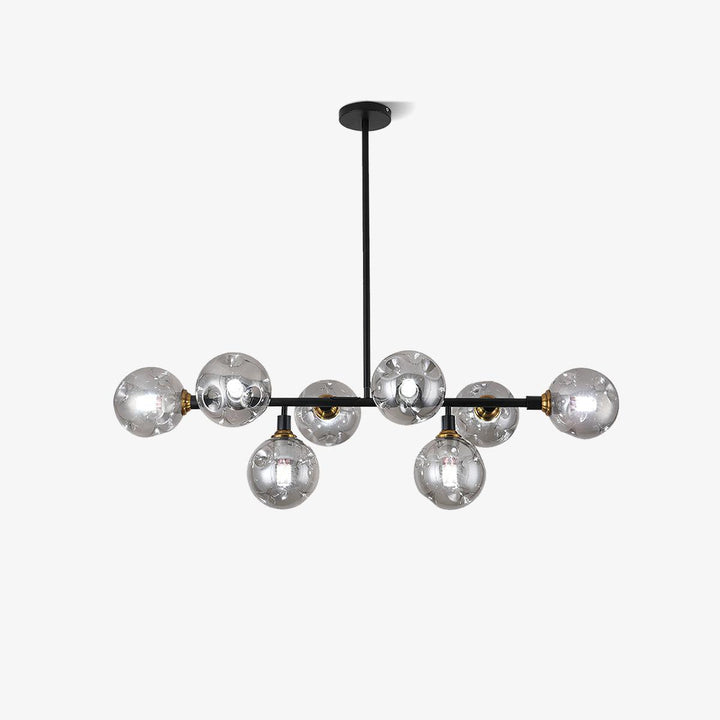 Velaiel lampadario in vetro e metallo