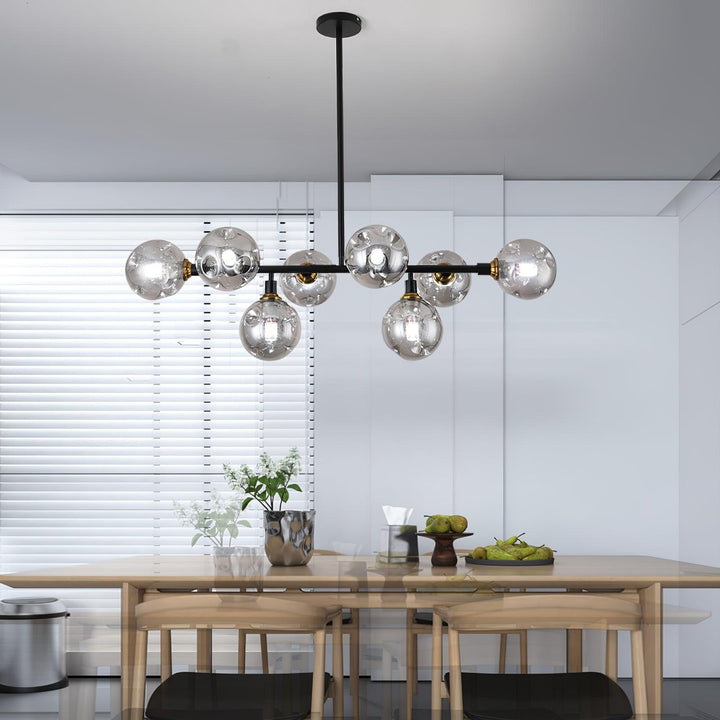 Velaiel lampadario in vetro e metallo