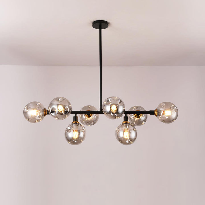 Velaiel lampadario in vetro e metallo