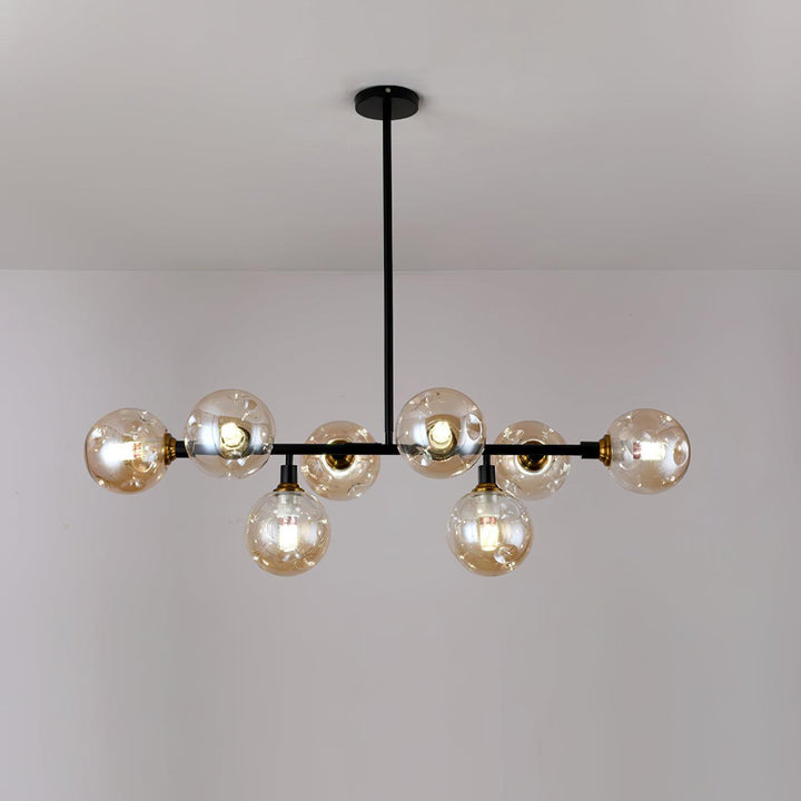 Velaiel lampadario in vetro e metallo