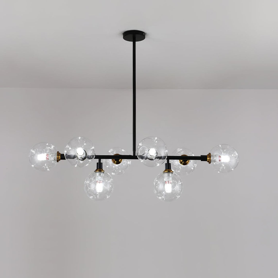Velaiel lampadario in vetro e metallo
