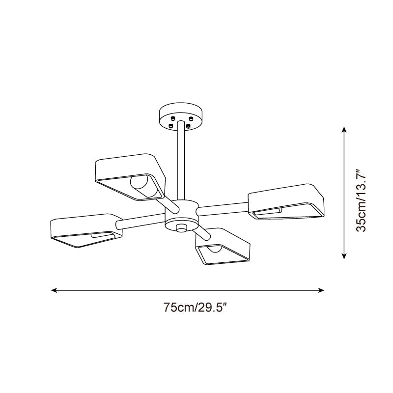 Selanella lampada da soffitto