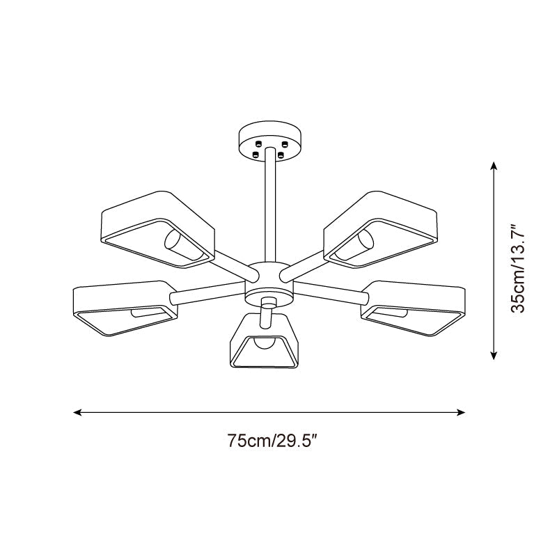 Selanella lampada da soffitto