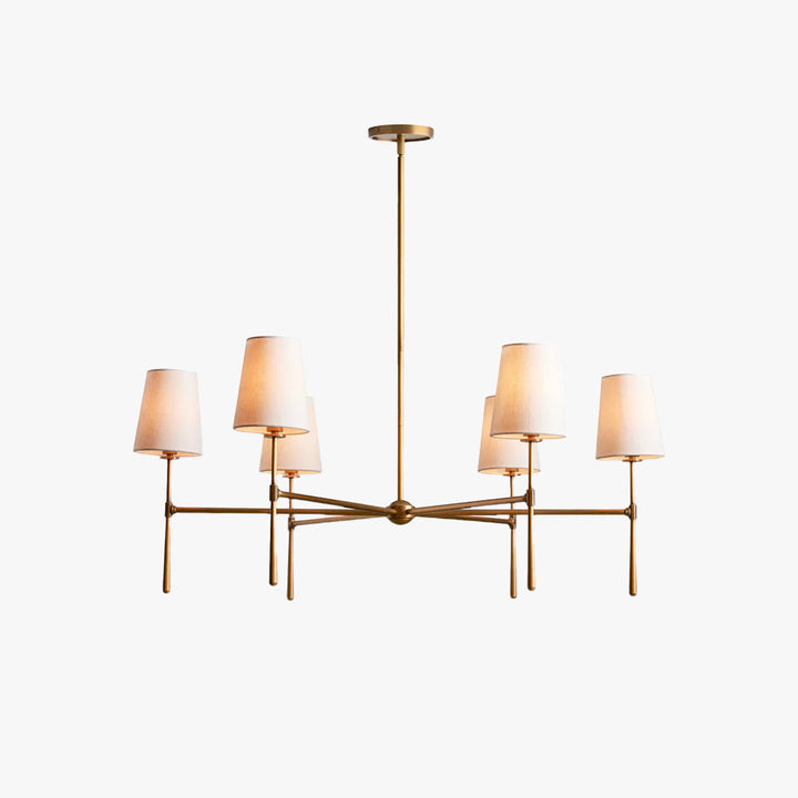 Silva Lampadario a 4/6 Luci Stile Metà Secolo