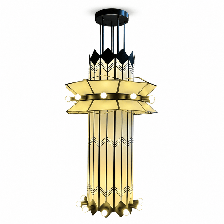 Elvior lampadario Art Deco a sospensione