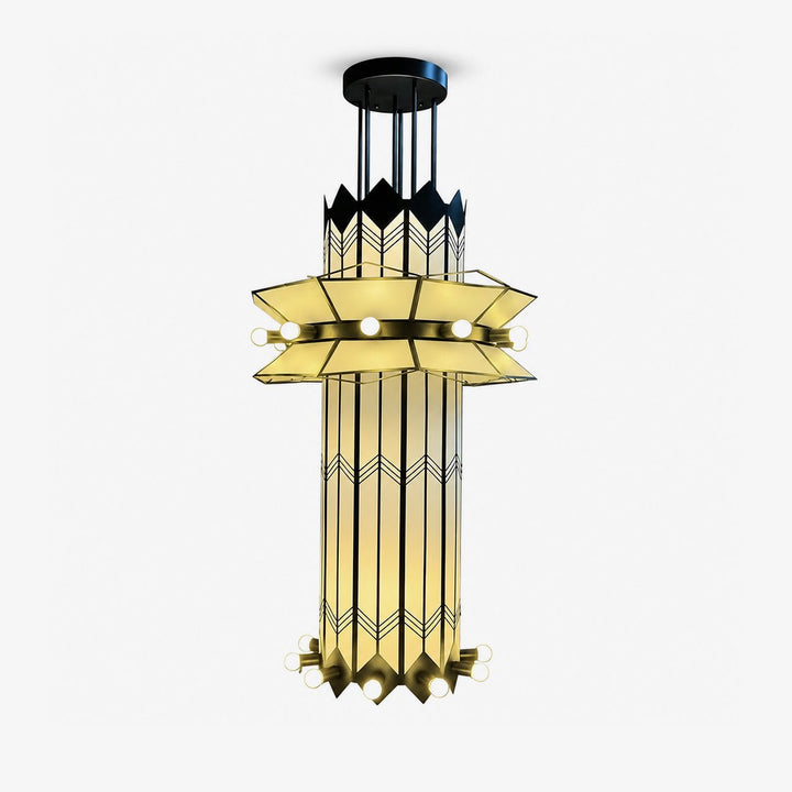 Elvior lampadario Art Deco a sospensione