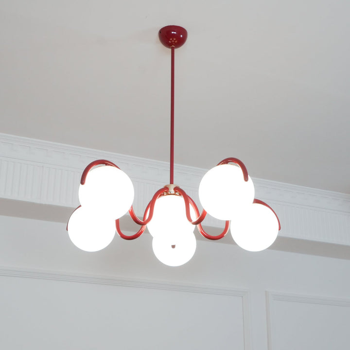 Aria Lampadario Lineare Curvo