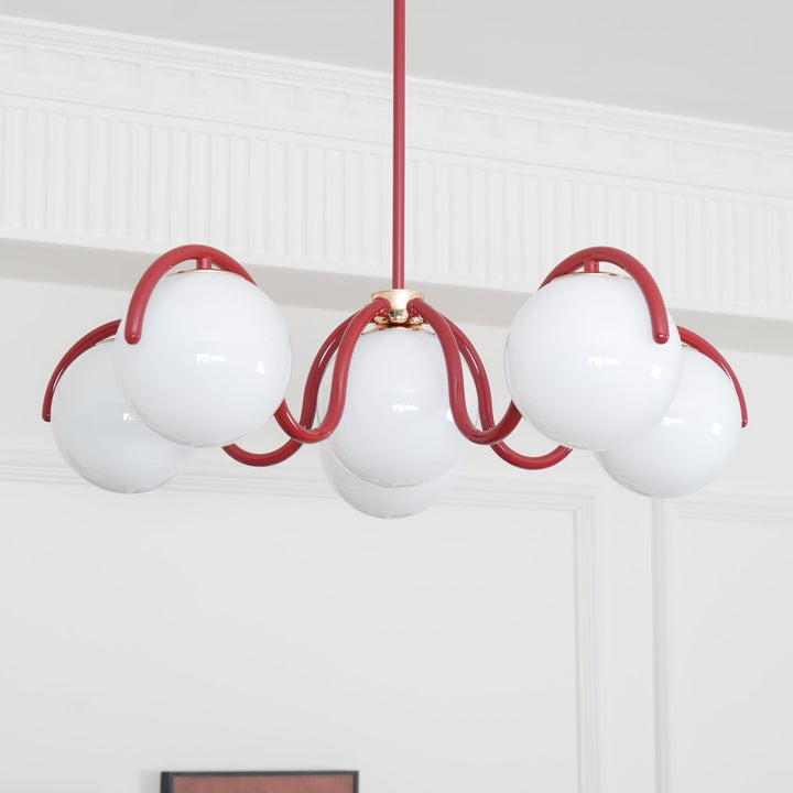 Aria Lampadario Lineare Curvo
