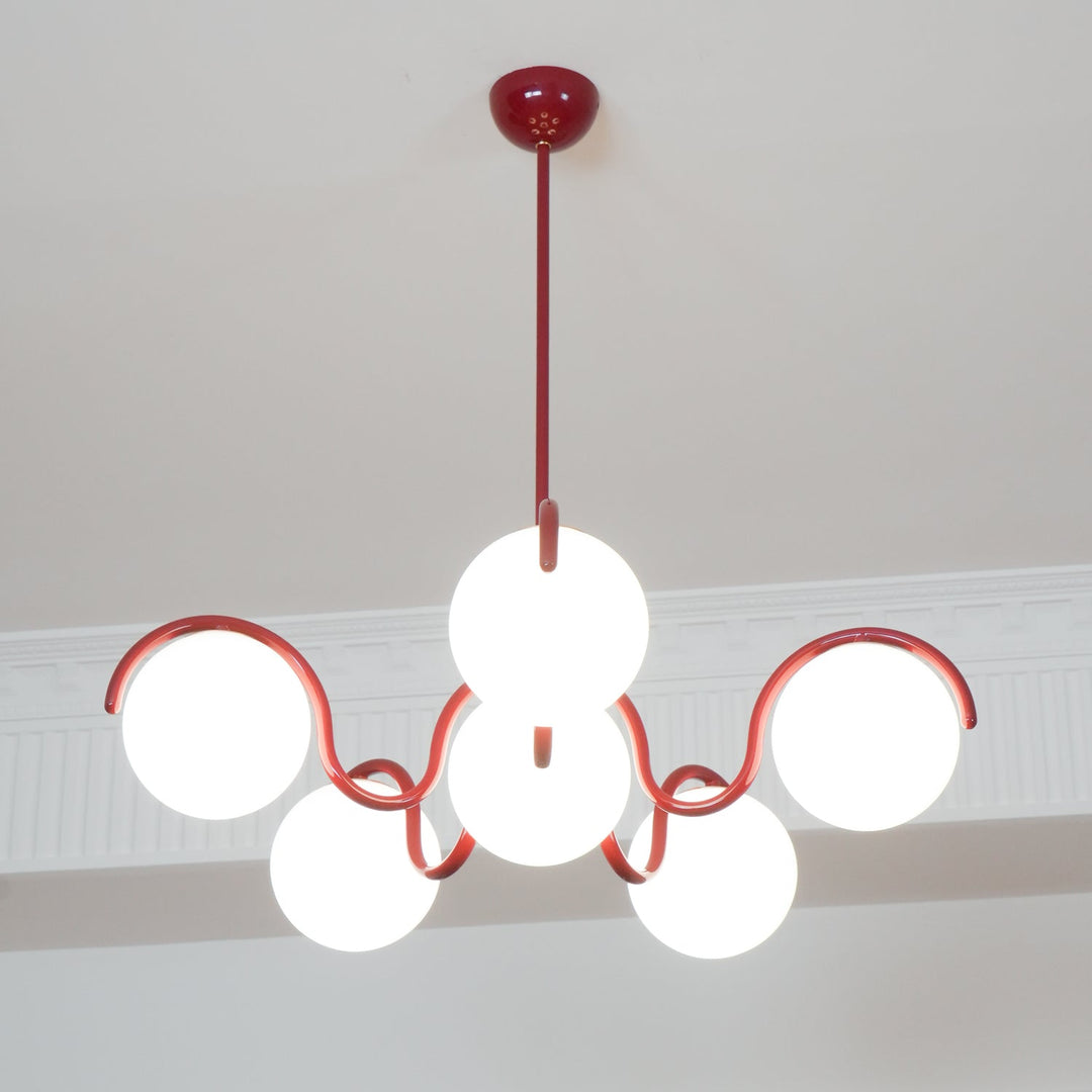 Aria Lampadario Lineare Curvo