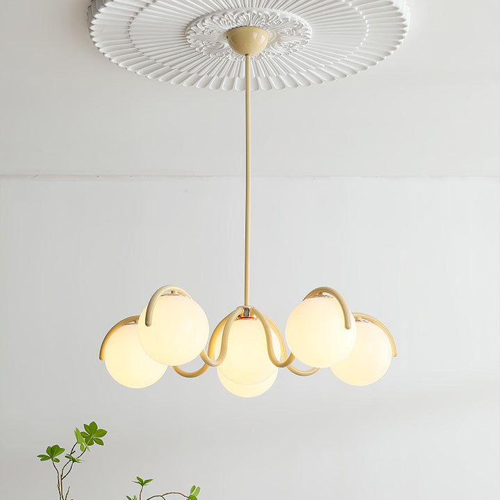 Aria Lampadario Lineare Curvo
