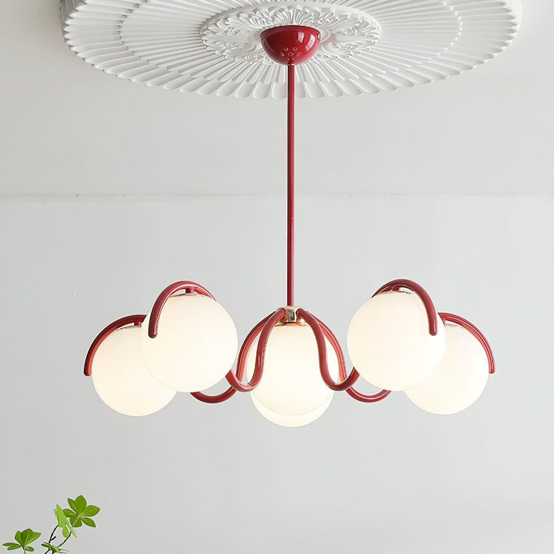 Aria Lampadario Lineare Curvo