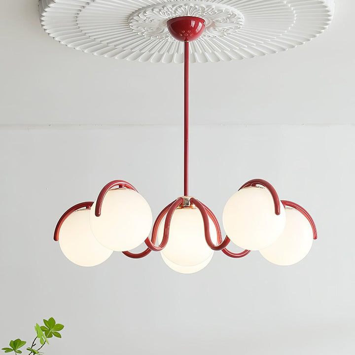 Aria Lampadario Lineare Curvo