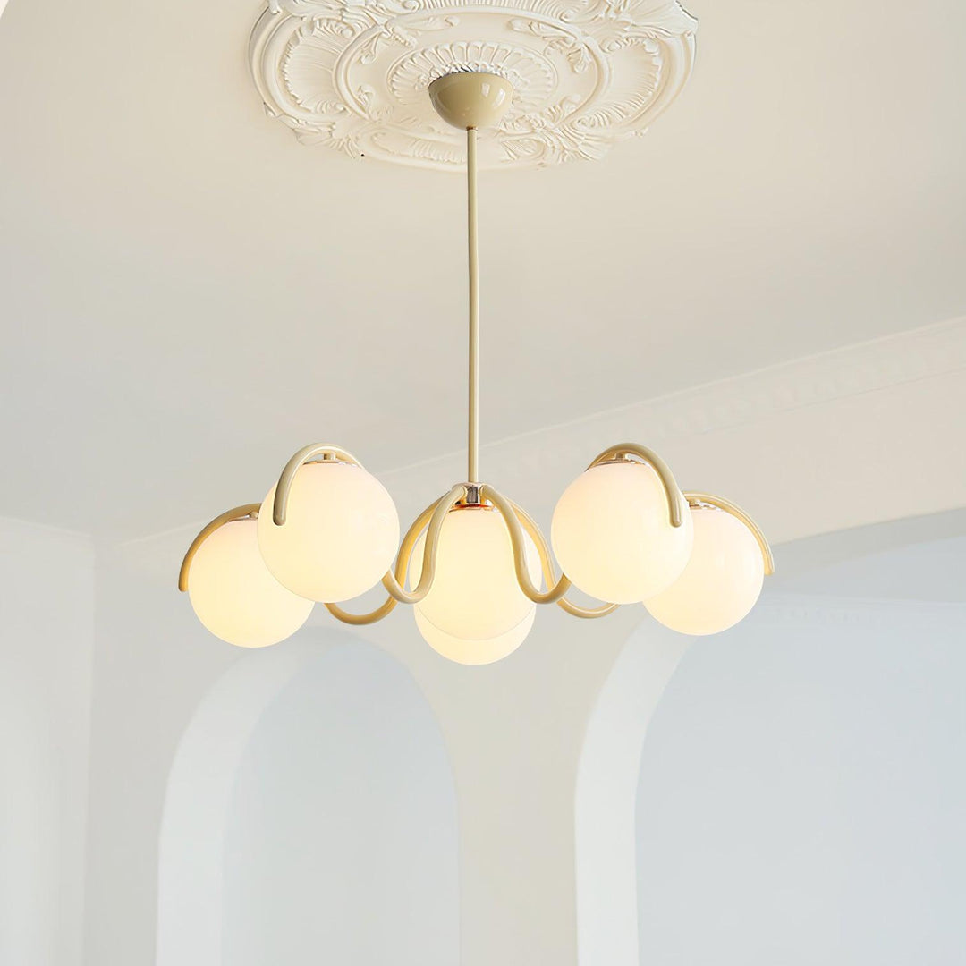 Aria Lampadario Lineare Curvo