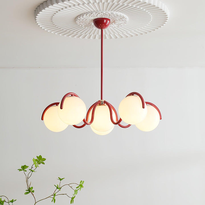 Aria Lampadario Lineare Curvo