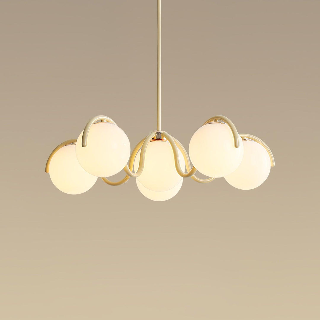 Aria Lampadario Lineare Curvo