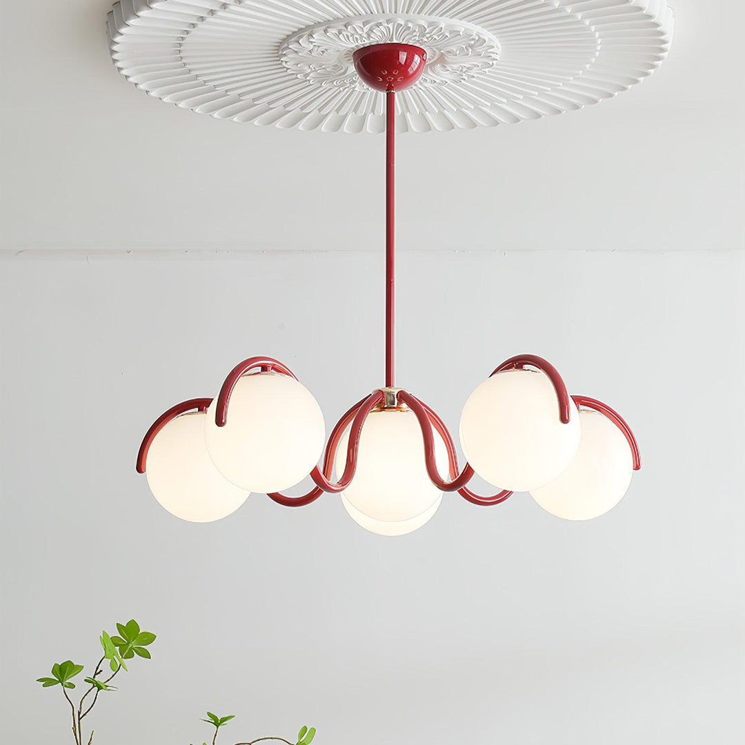 Aria Lampadario Lineare Curvo