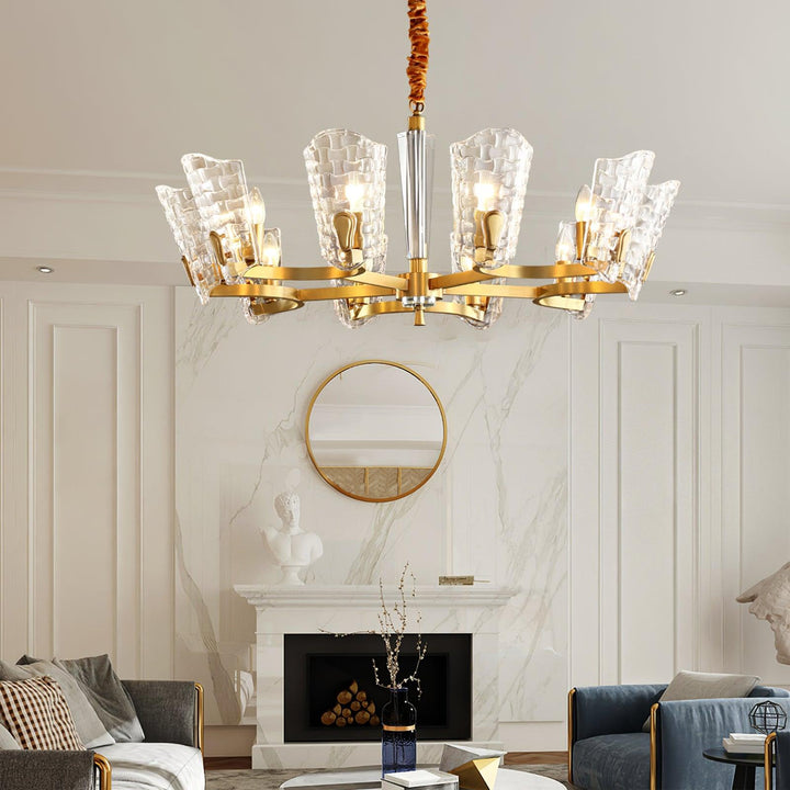 Radiant lampadario in ottone lusso