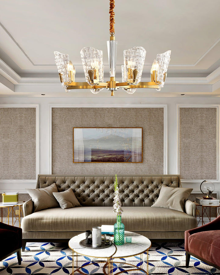 Radiant lampadario in ottone lusso