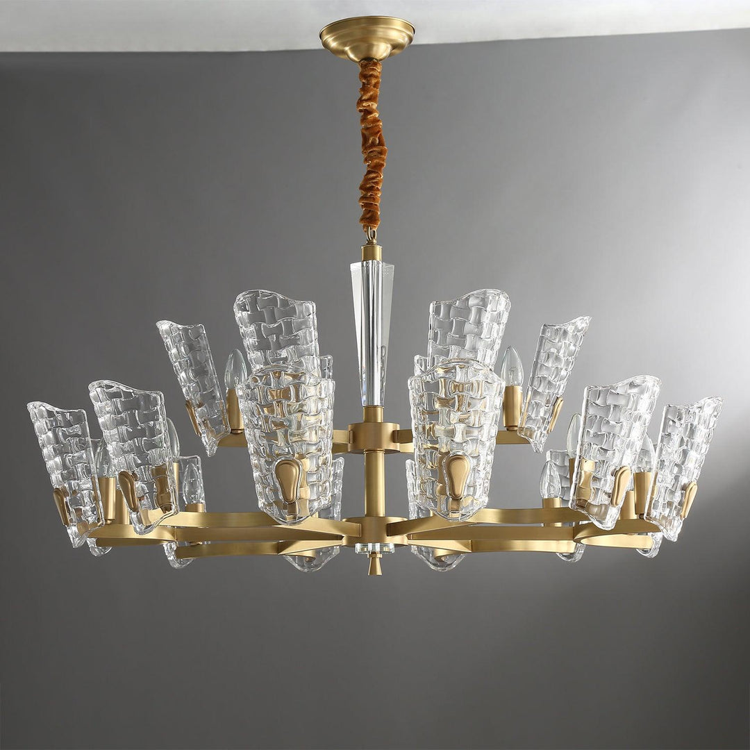 Radiant lampadario in ottone lusso