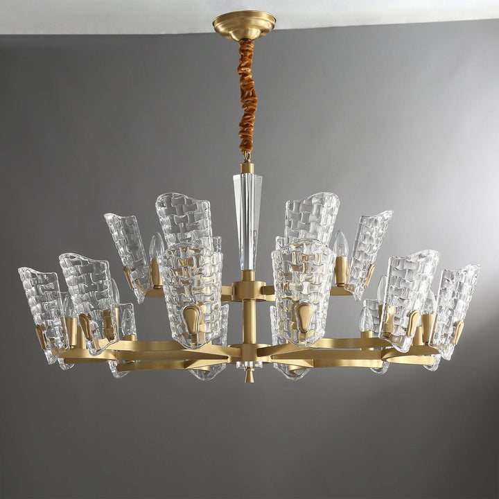Radiant lampadario in ottone lusso
