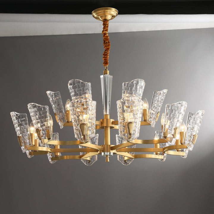 Radiant lampadario in ottone lusso