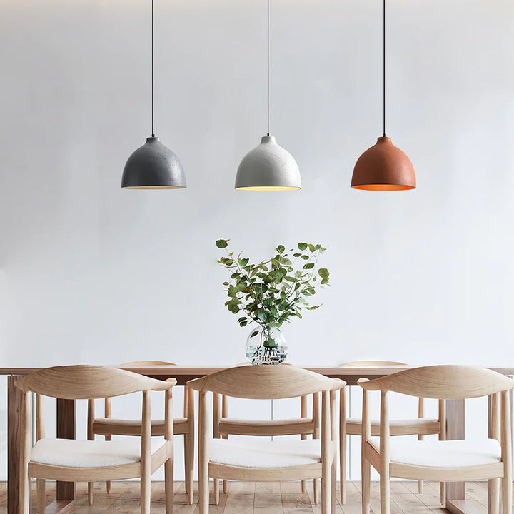 Avi Industriale Resina Sospensione Bianco Arancione Cucina