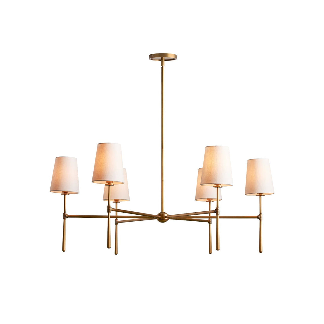 Silva Lampadario a 4/6 Luci Stile Metà Secolo