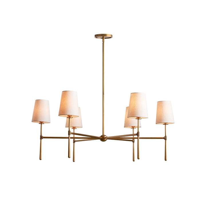 Silva Lampadario a 4/6 Luci Stile Metà Secolo