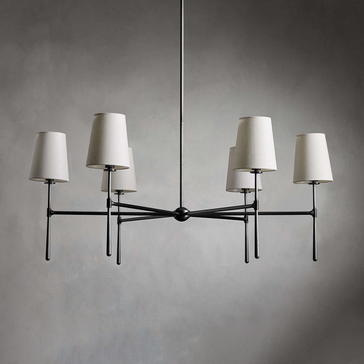 Silva Lampadario a 4/6 Luci Stile Metà Secolo