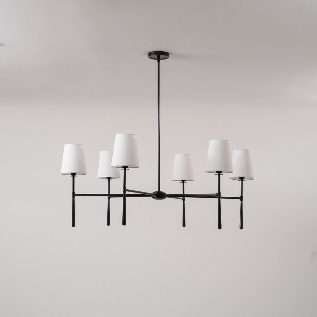 Silva Lampadario a 4/6 Luci Stile Metà Secolo
