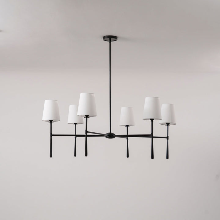 Silva Lampadario a 4/6 Luci Stile Metà Secolo
