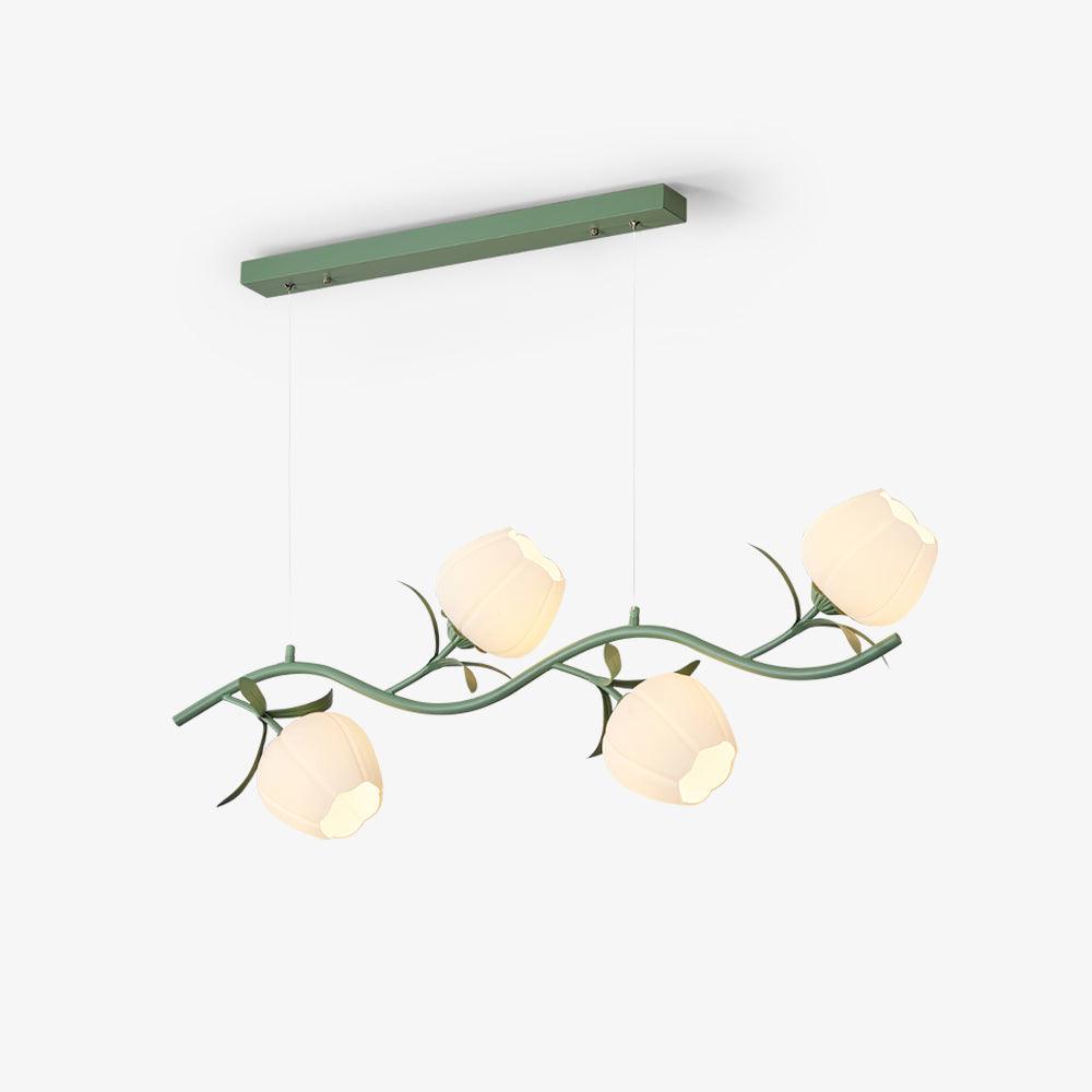 Liorareon lampadario Floreale in vetro