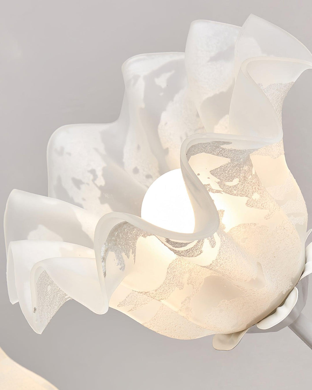 Liorareon lampadario Floreale in vetro