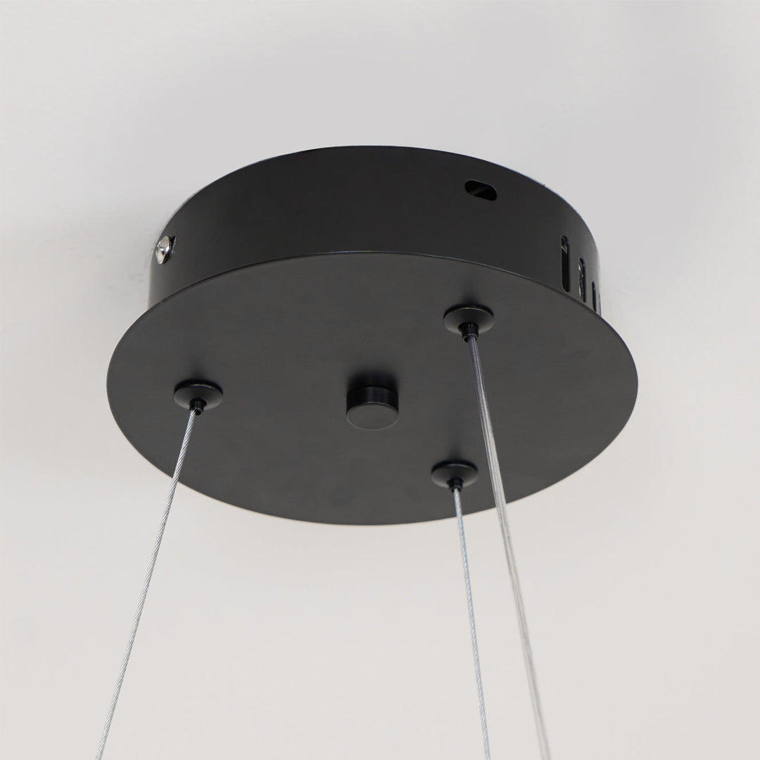 Muto Lampadario ad Anello in Legno