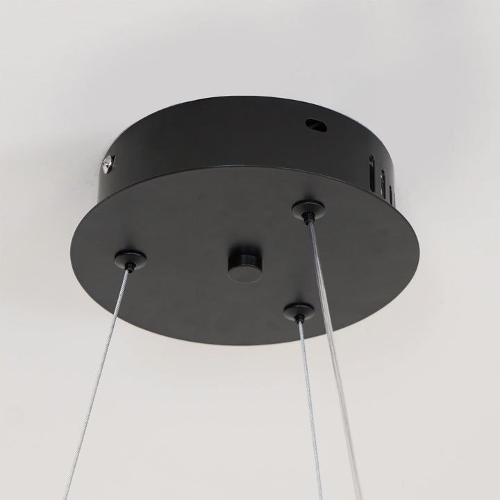Muto Lampadario ad Anello in Legno