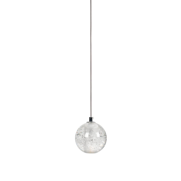 Lampada a sospensione Crystal Bubble grappolo a globo