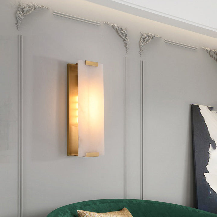 Velen lampada da parete alabastro Pannello luce Retroilluminata