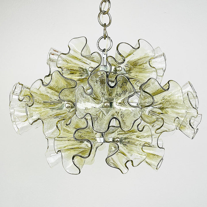 Celaira Petal vetro lampadario floreale