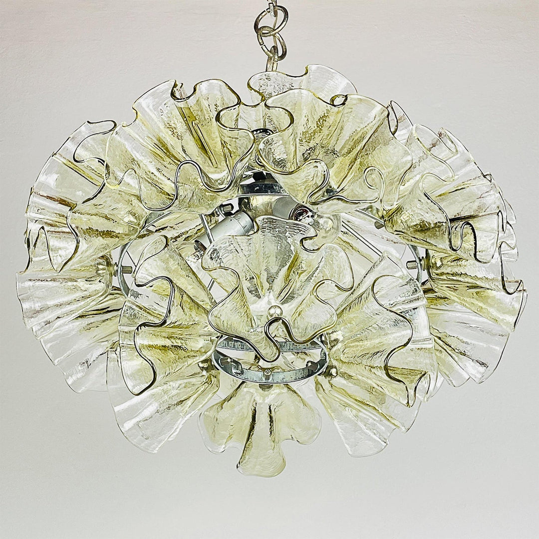 Celaira Petal vetro lampadario floreale