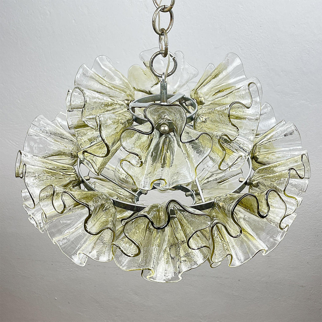 Celaira Petal vetro lampadario floreale
