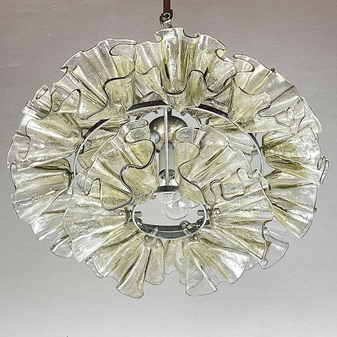 Celaira Petal vetro lampadario floreale