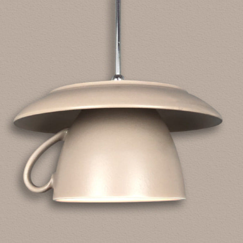 Valentina Pop Arte Tazza Ceramica LED Lampade a Sospensione Studio